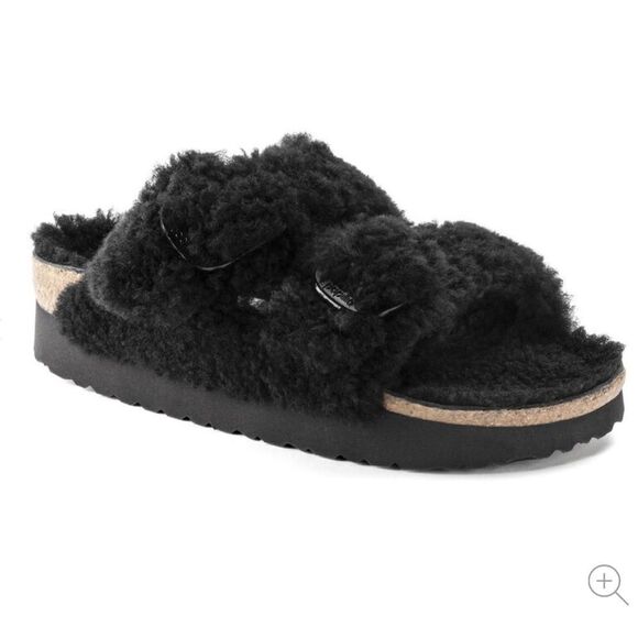 Birkenstock Papillio Arizona Big Buckle Shearling NWT - Picture 2 of 4